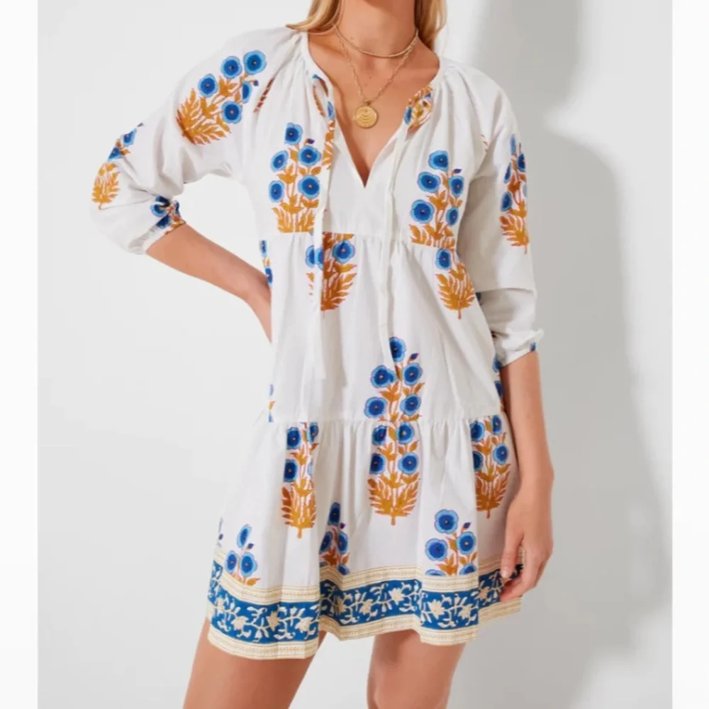 Cornflower Blue Poppy Print Joci Dress
SZ BLOCKPRINTS - Picture 2 of 11